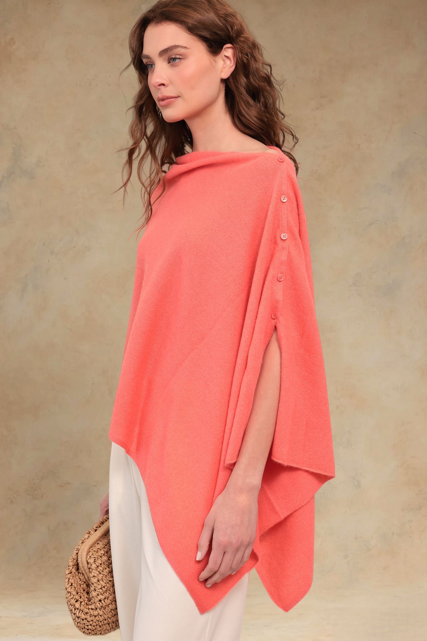 Cashmere Travel Poncho Wrap