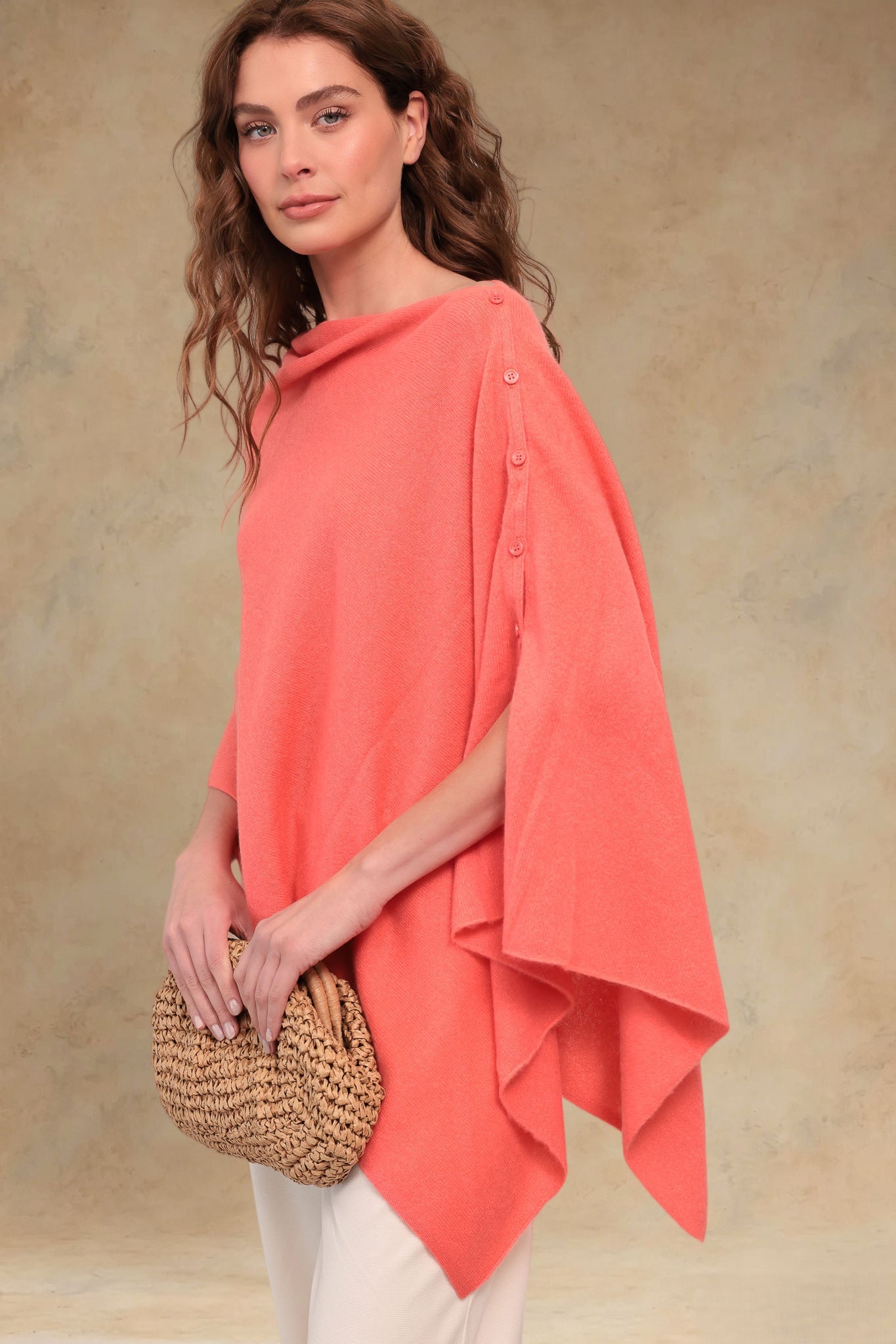 Cashmere Travel Poncho Wrap