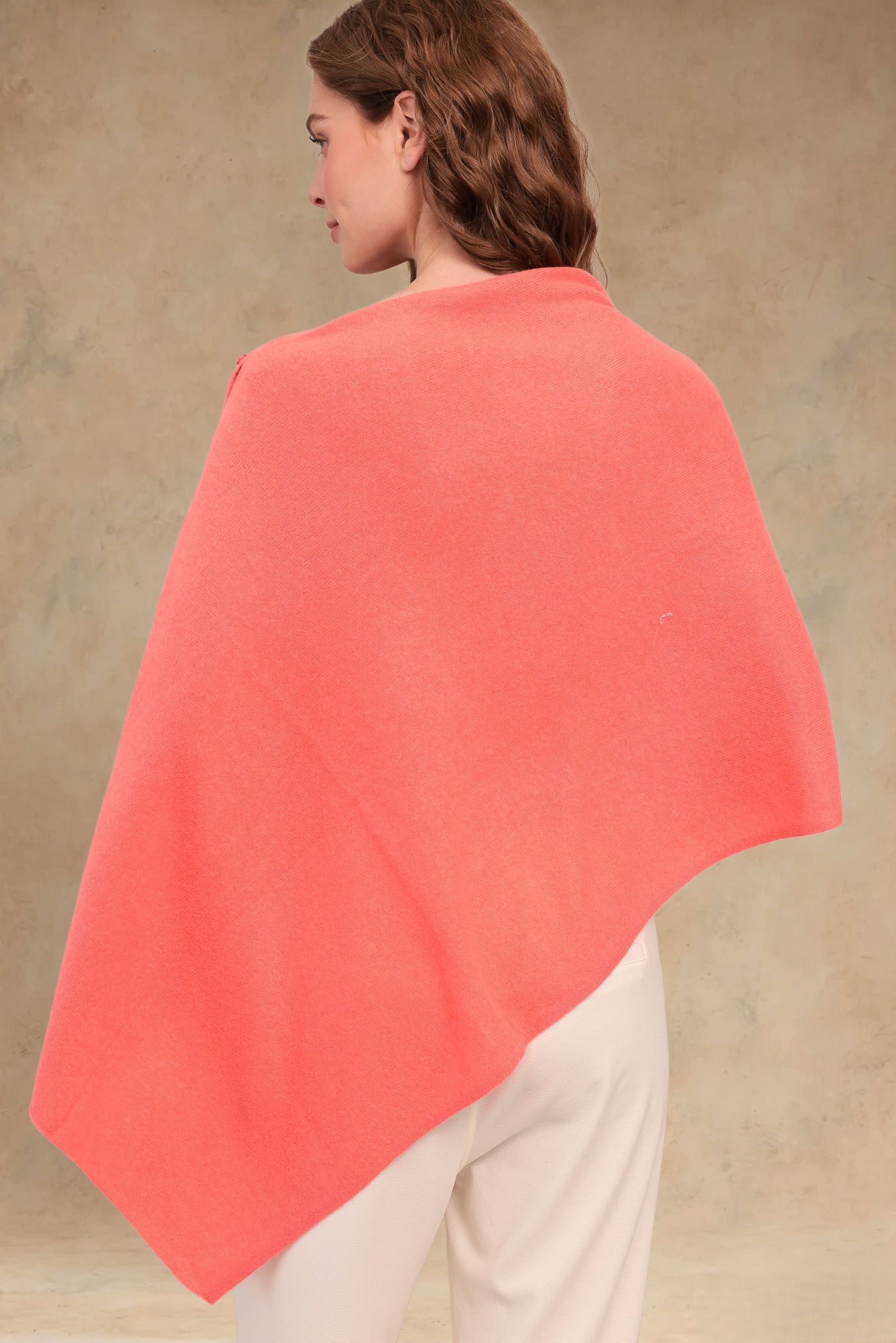 Cashmere Travel Poncho Wrap