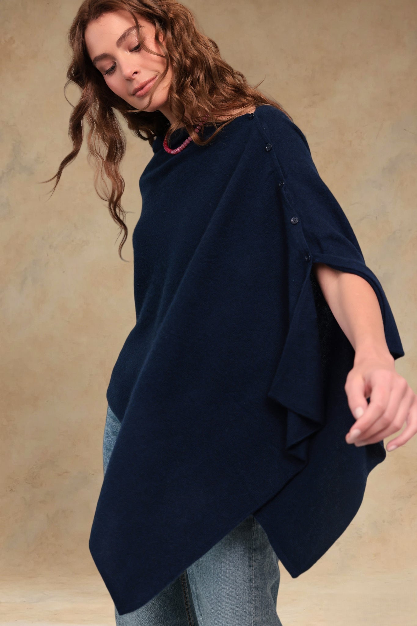 Cashmere Travel Poncho Wrap
