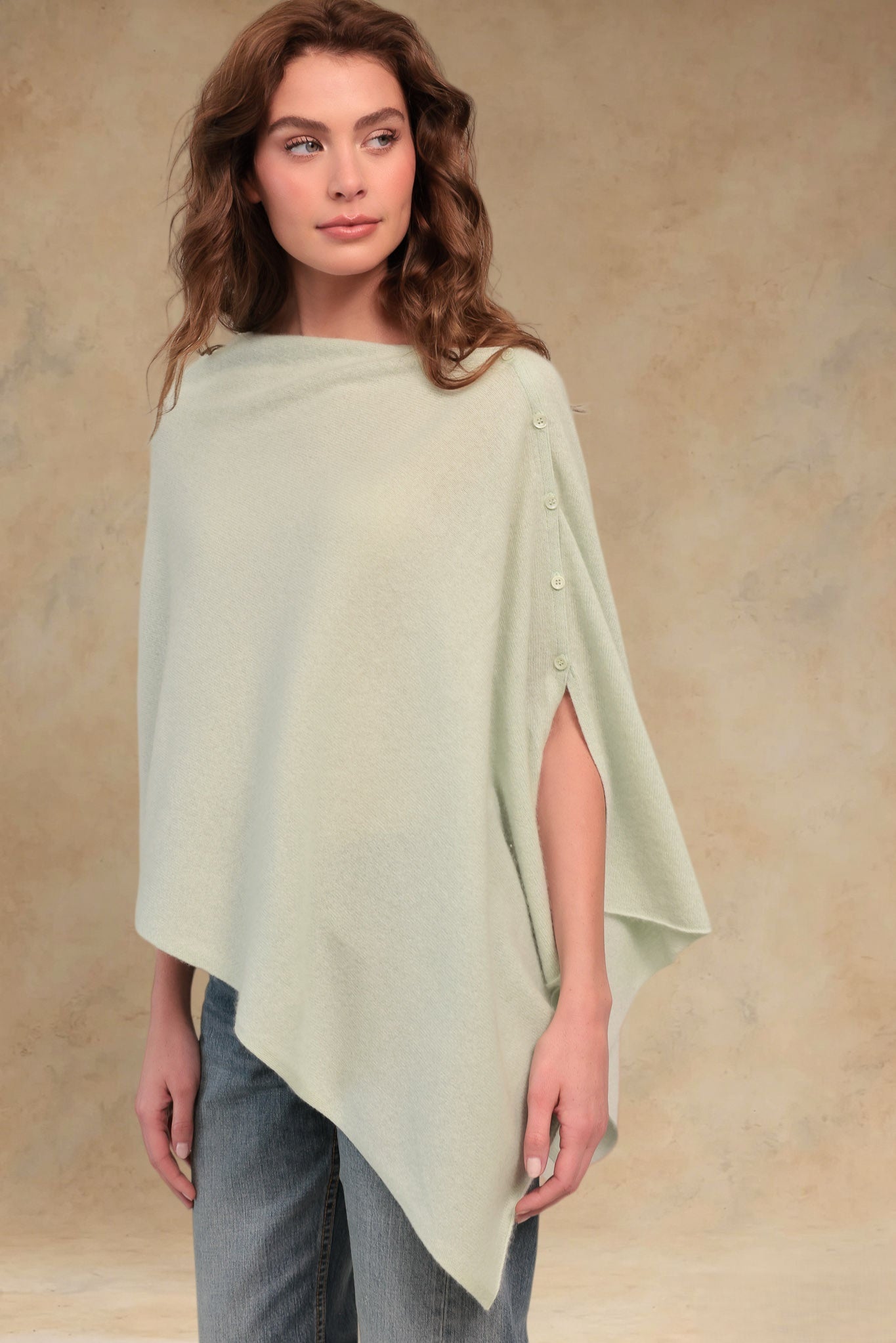 Cashmere Travel Poncho Wrap