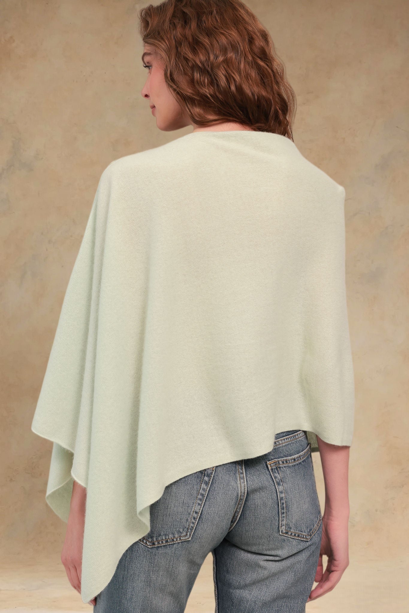 Cashmere Travel Poncho Wrap