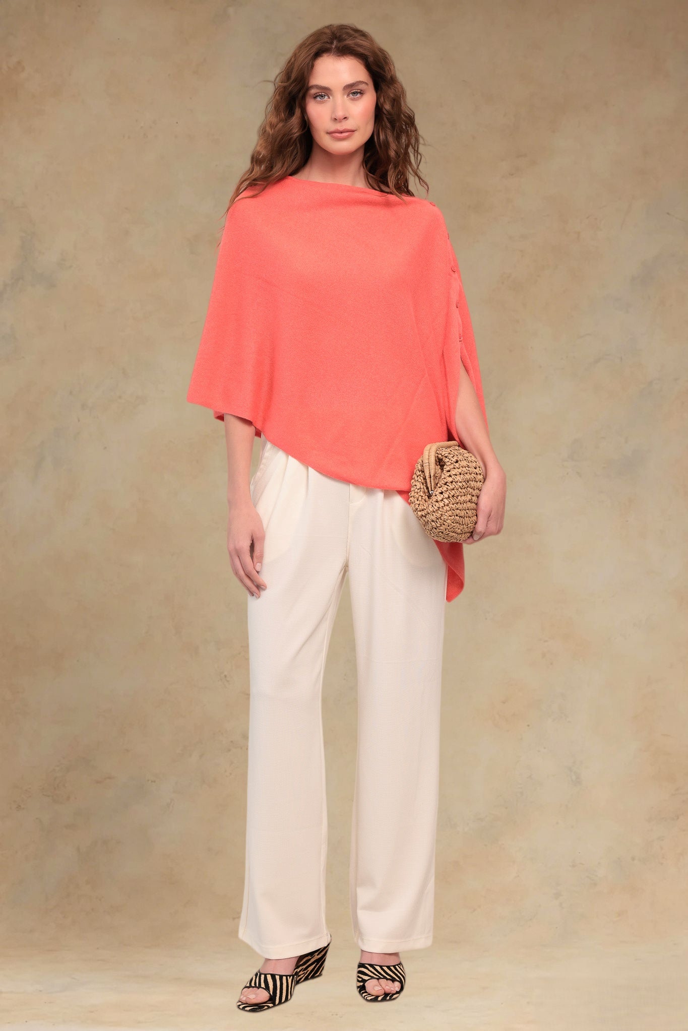 Cashmere Travel Poncho Wrap