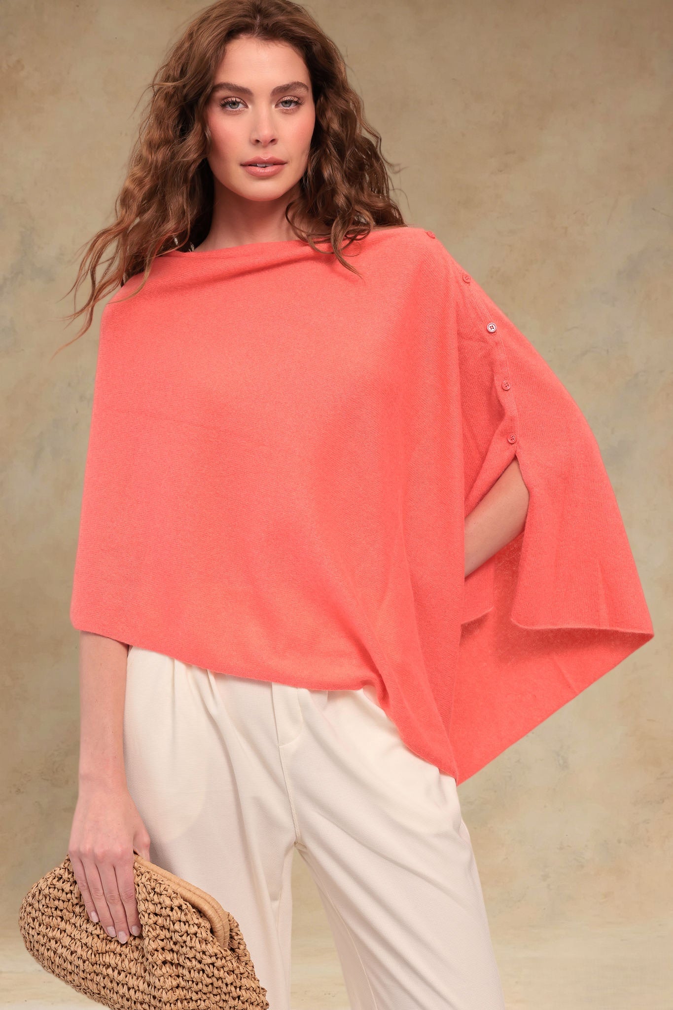 Cashmere Travel Poncho Wrap