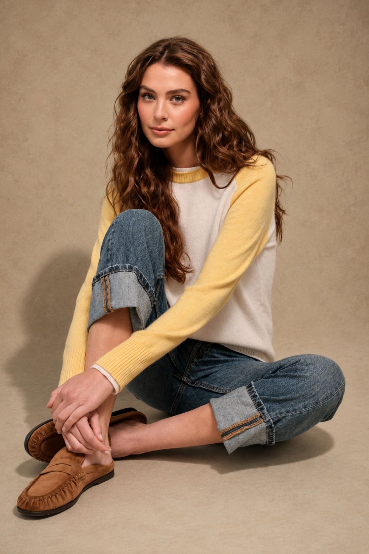 Proctor Cashmere Baseball Pullover