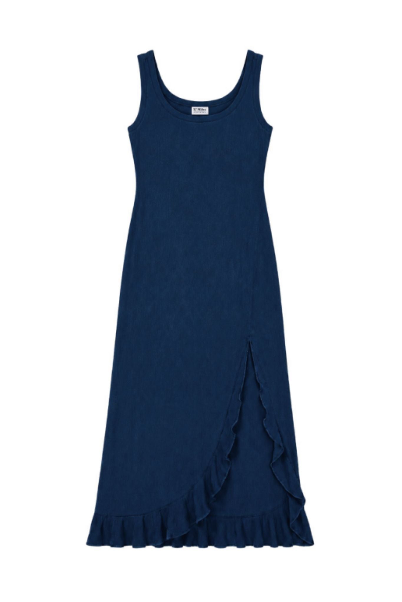 Maria Linen Bias-Cut Dress