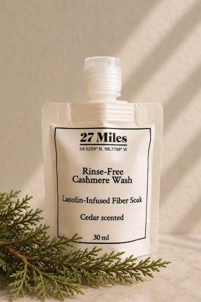 Cedar Rinse Free Cashmere Wash 30ml
