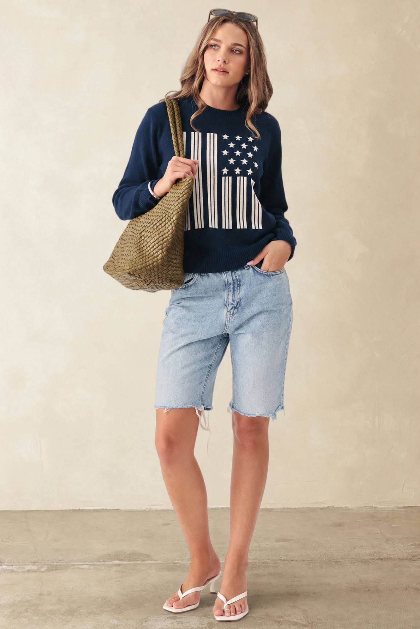 Liberty Cotton Flag Sweater