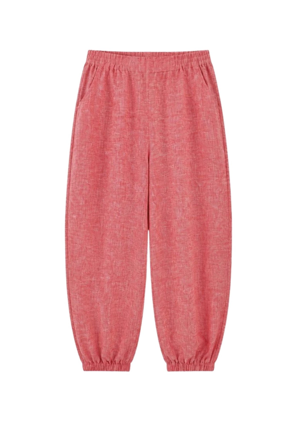 Irene Linen Loosefit Cropped Jogger