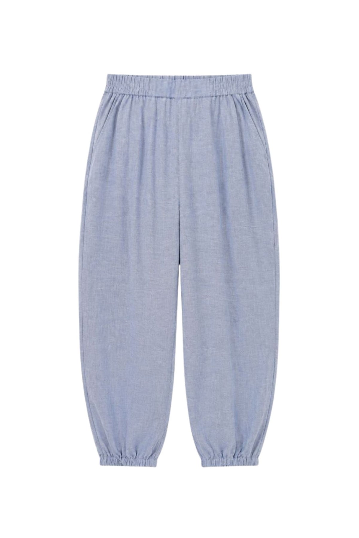 Irene Linen Loosefit Cropped Jogger