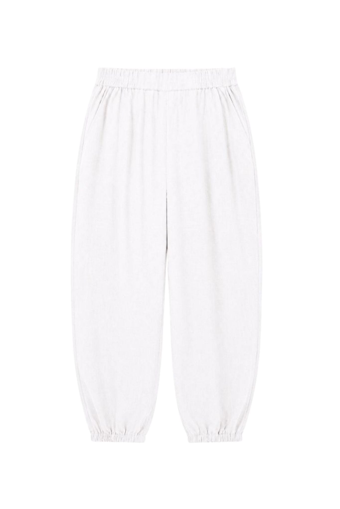 Irene Linen Loosefit Cropped Jogger