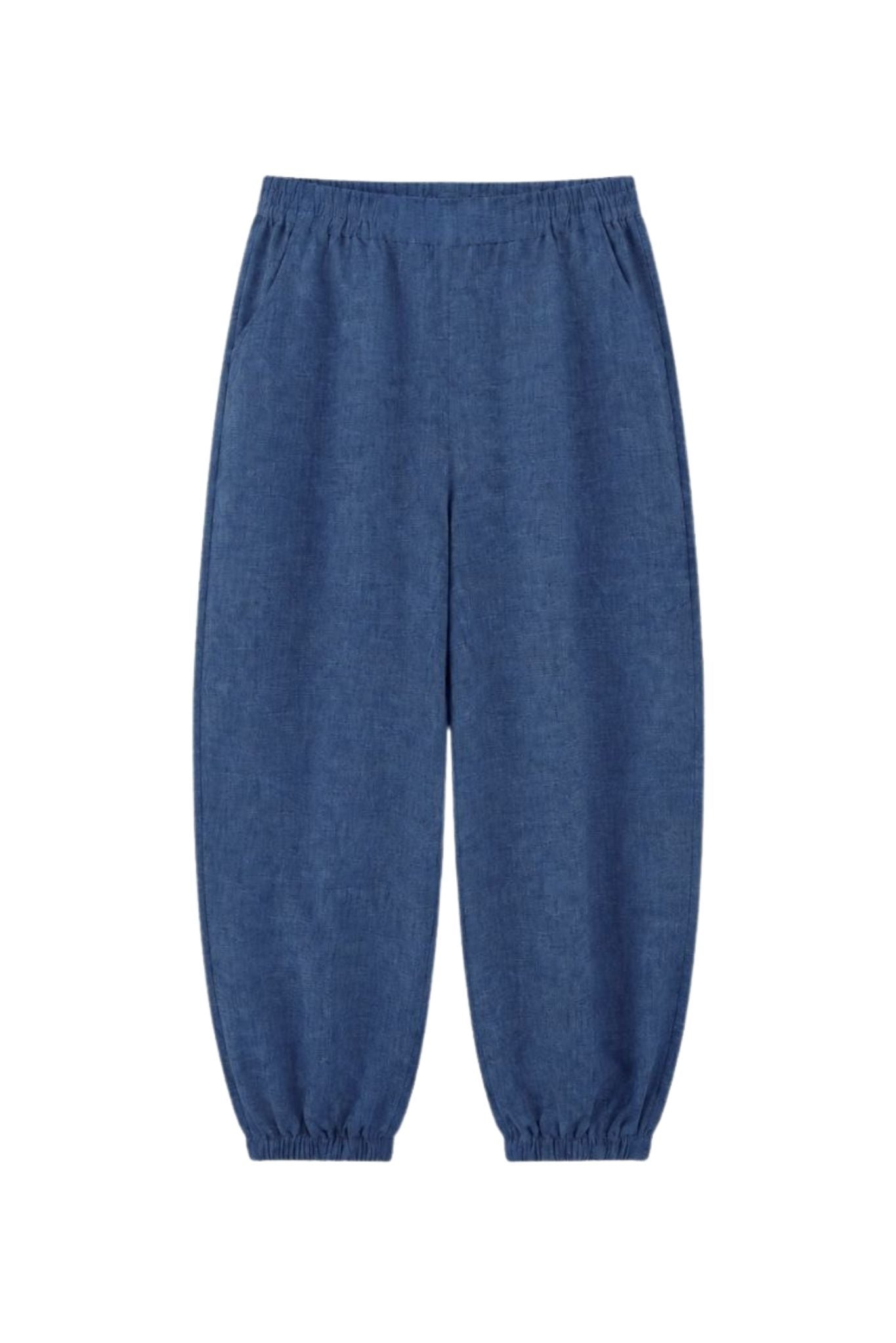 Irene Linen Loosefit Cropped Jogger