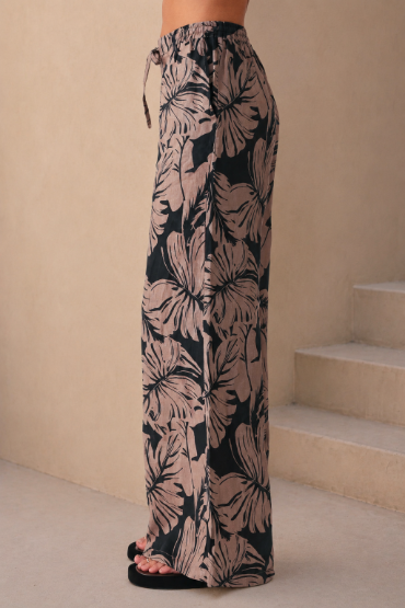 Ravello Wide Leg Linen Pant