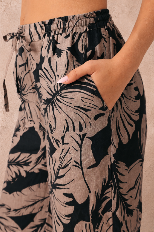 Ravello Wide Leg Linen Pant