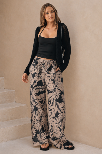 Ravello Wide Leg Linen Pant