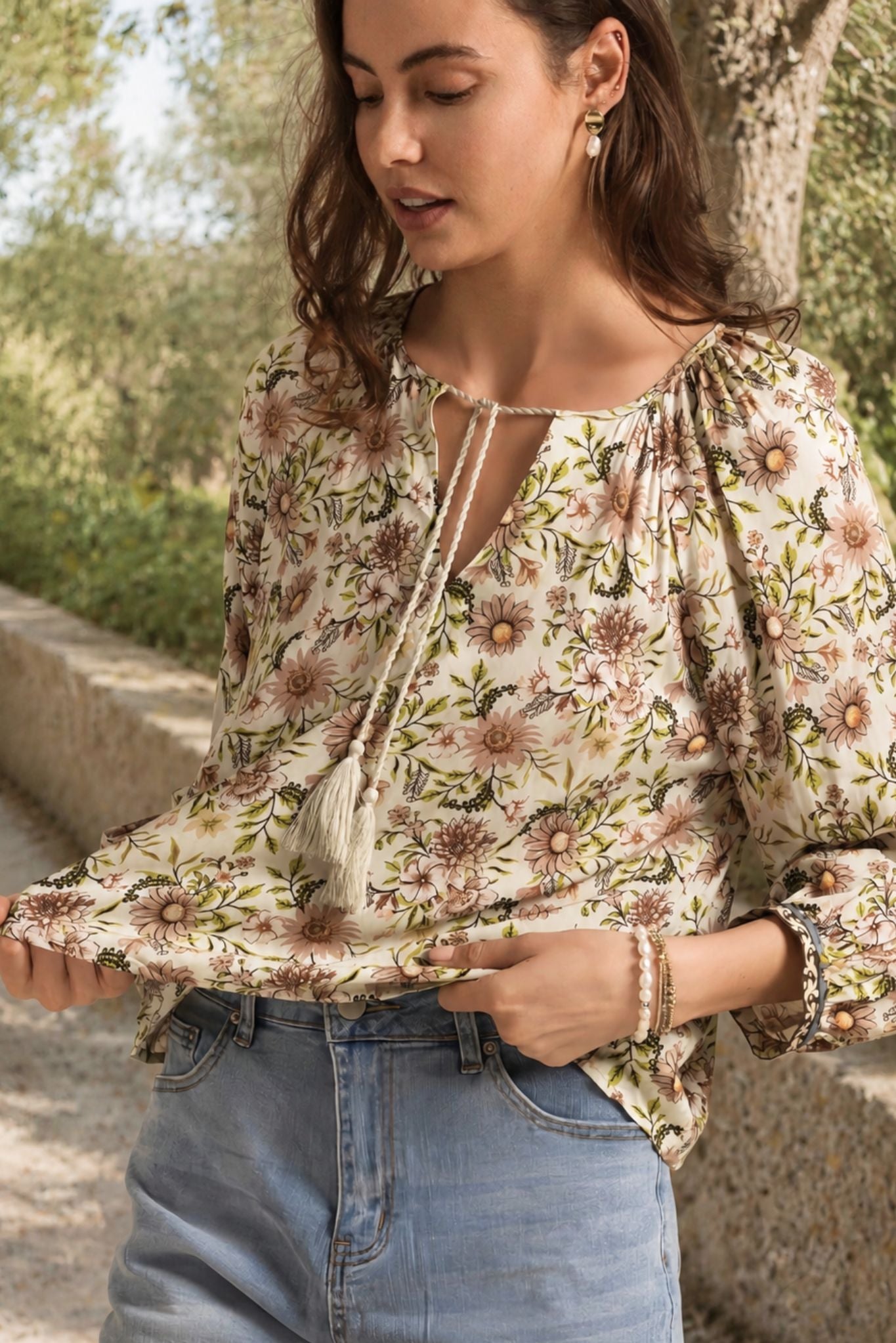 Leanna Printed Blouse