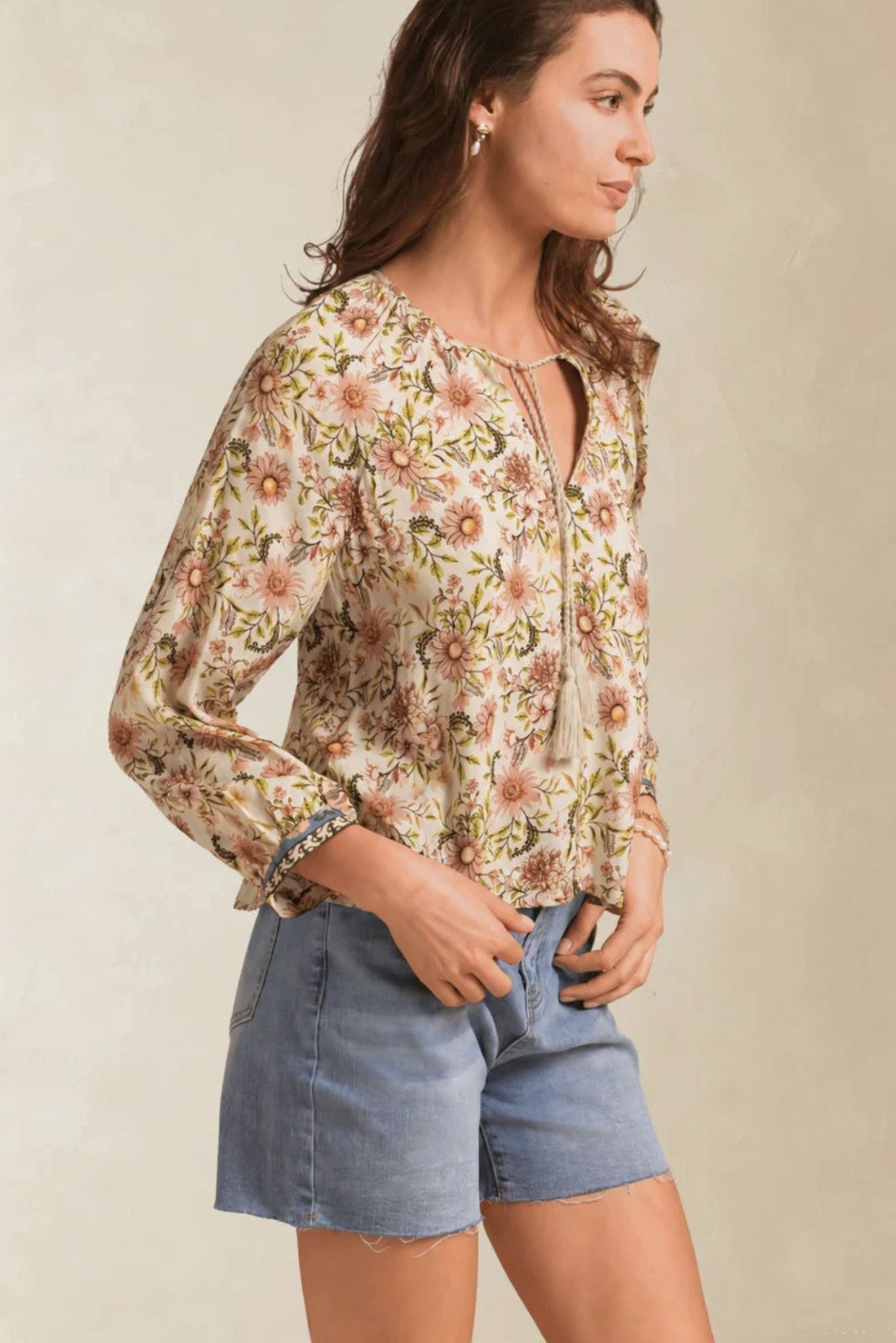 Leanna Printed Blouse