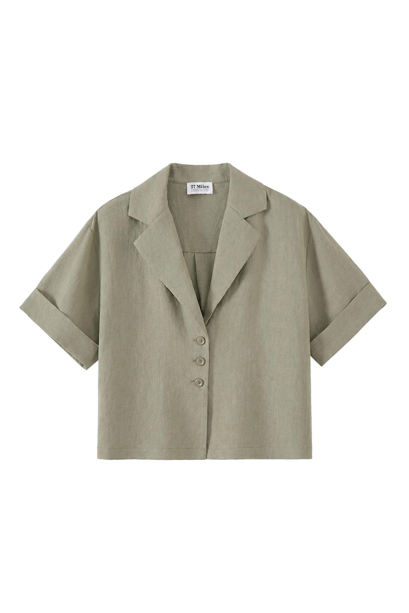 Eugenia Short Sleeve Linen Shirt