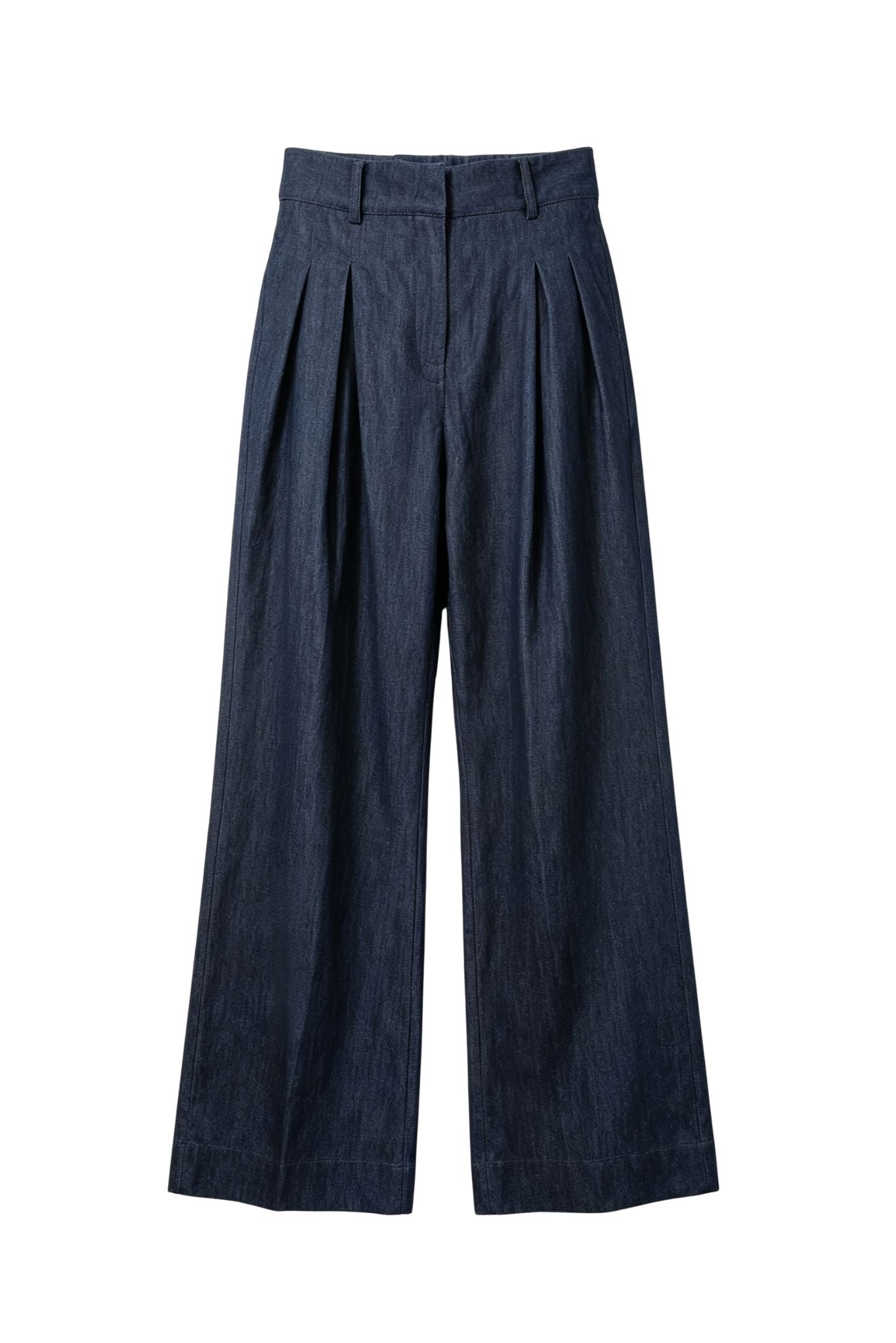 Louisa Hemp Cotton Pleated Wide Leg Pant