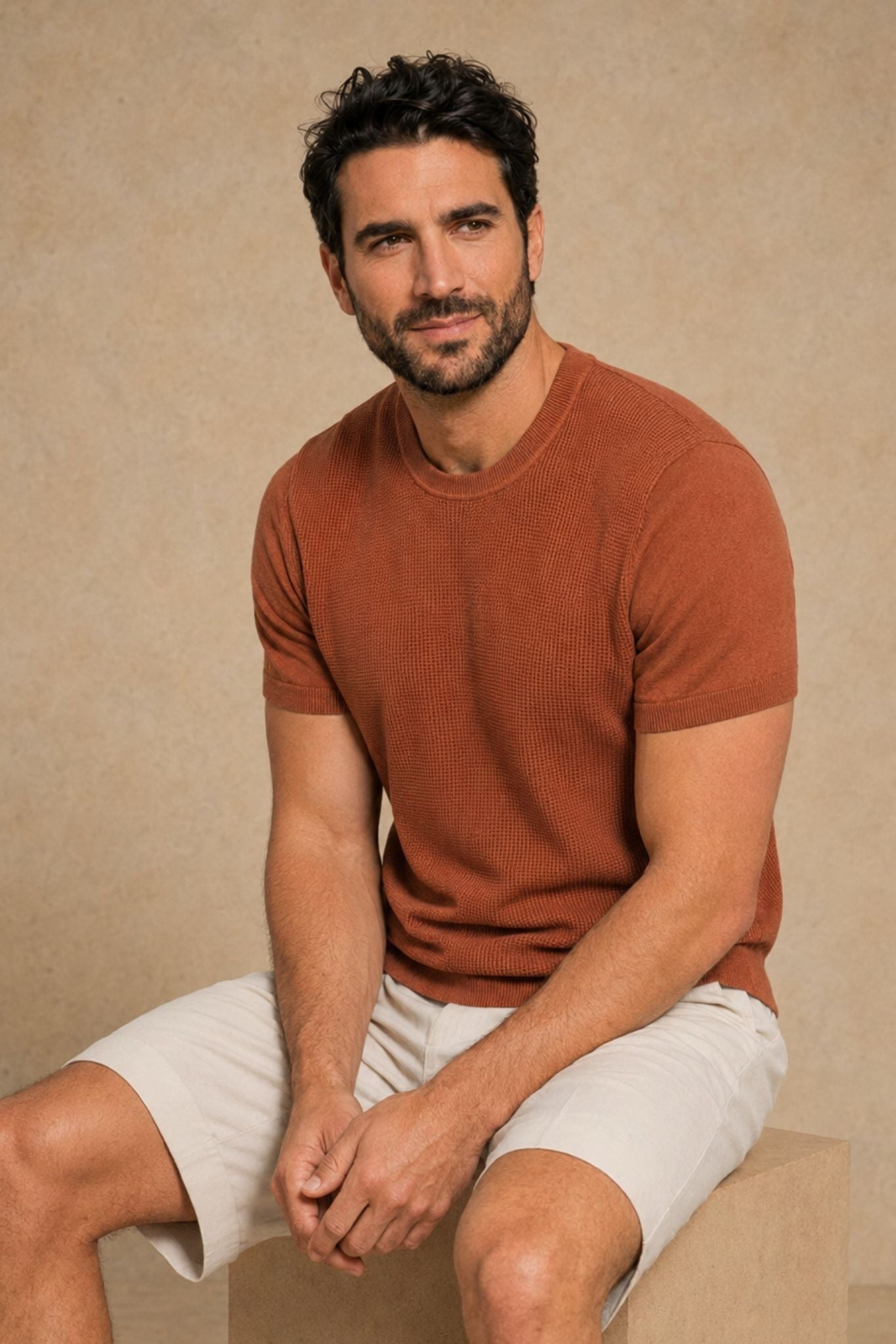 Salvo Men's Organic Cotton Short Sleeve Crew