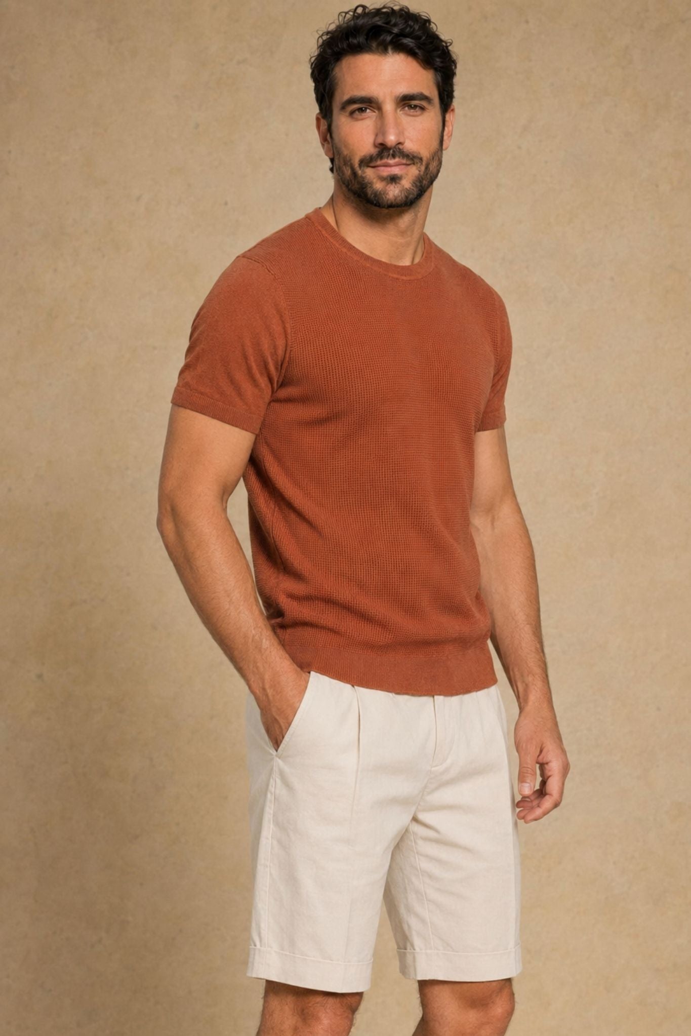 Salvo Men's Organic Cotton Short Sleeve Crew