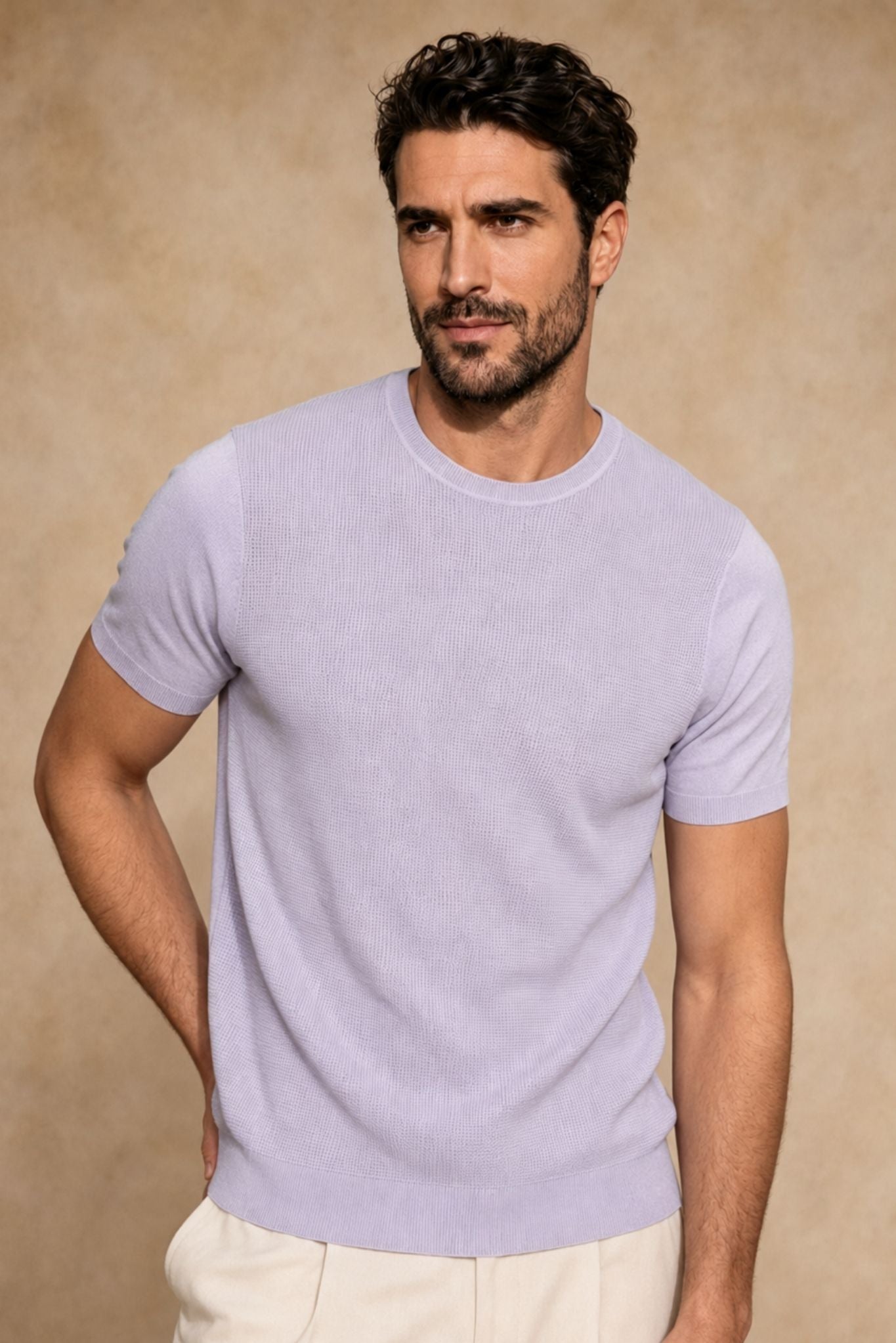 Salvo Men's Organic Cotton Short Sleeve Crew