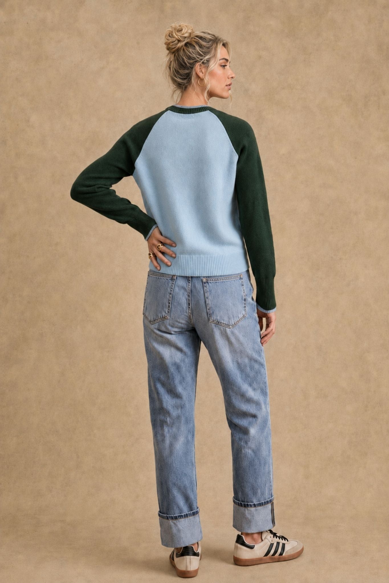 Proctor Cashmere Baseball Pullover