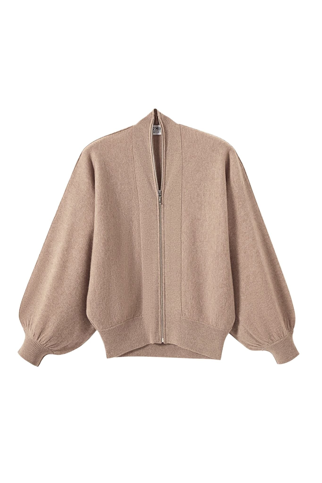 Gayle Cashmere Blend Zip Cardigan