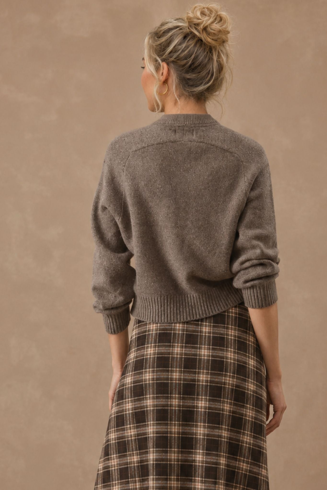 Alyson Cropped Cashmere Crewneck