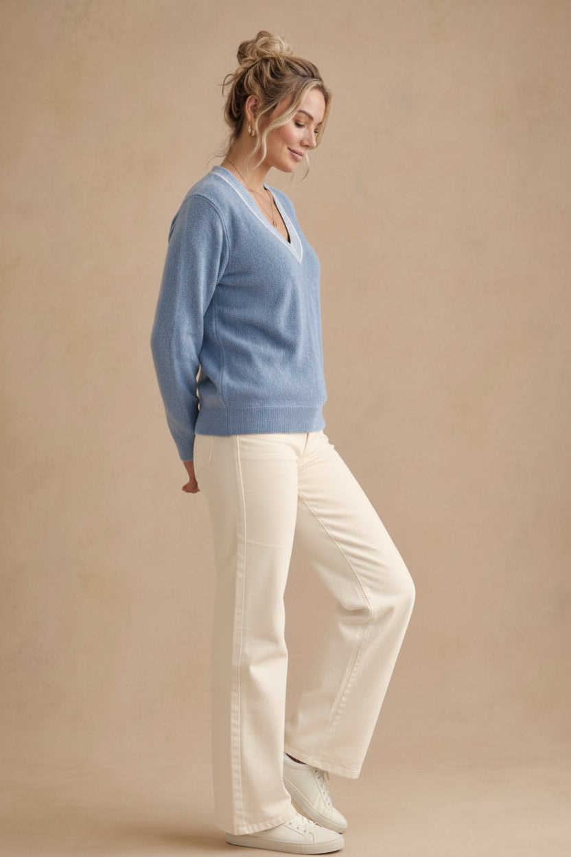 Sarah Cashmere V Neck