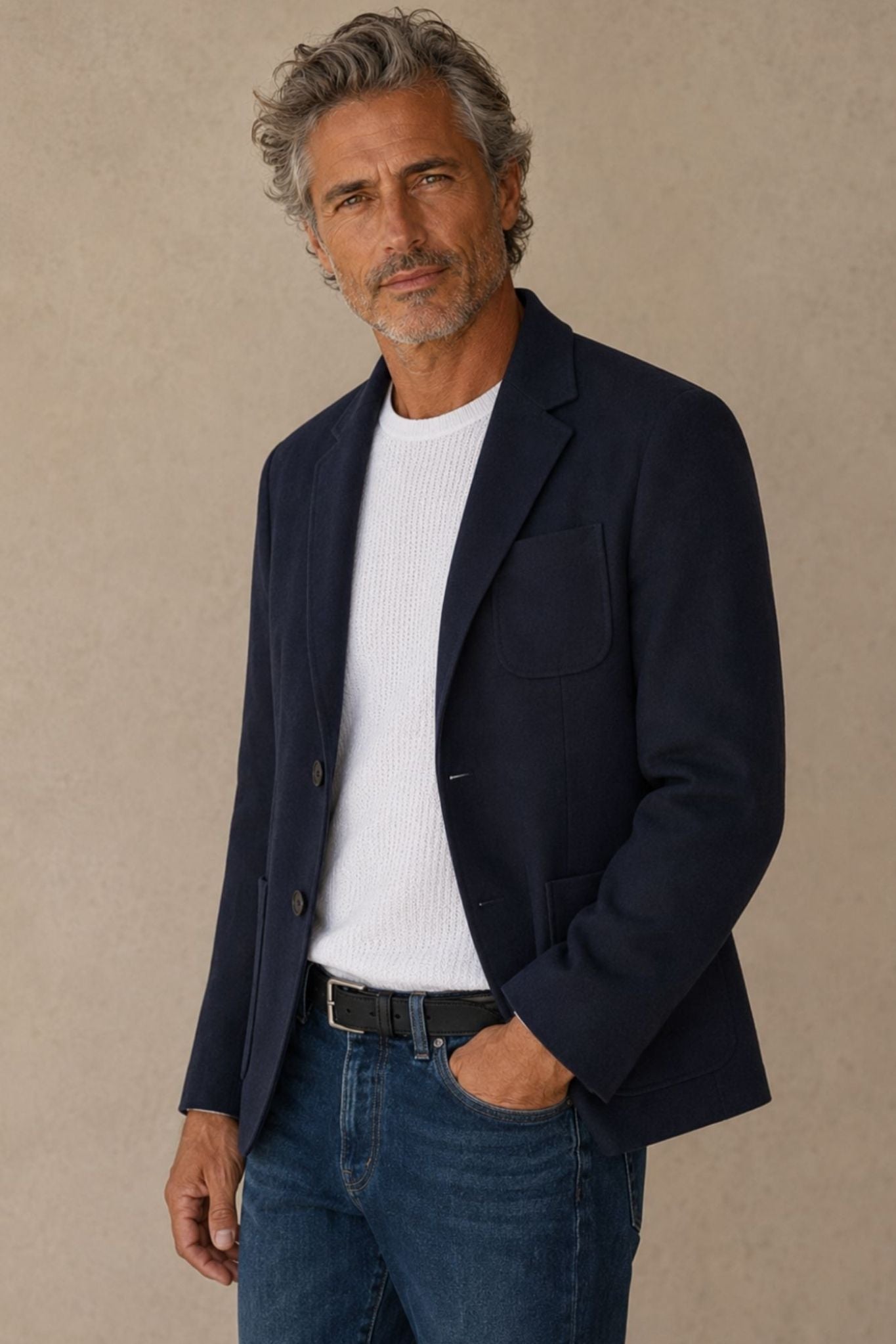 Primo Men's Knitted Blazer