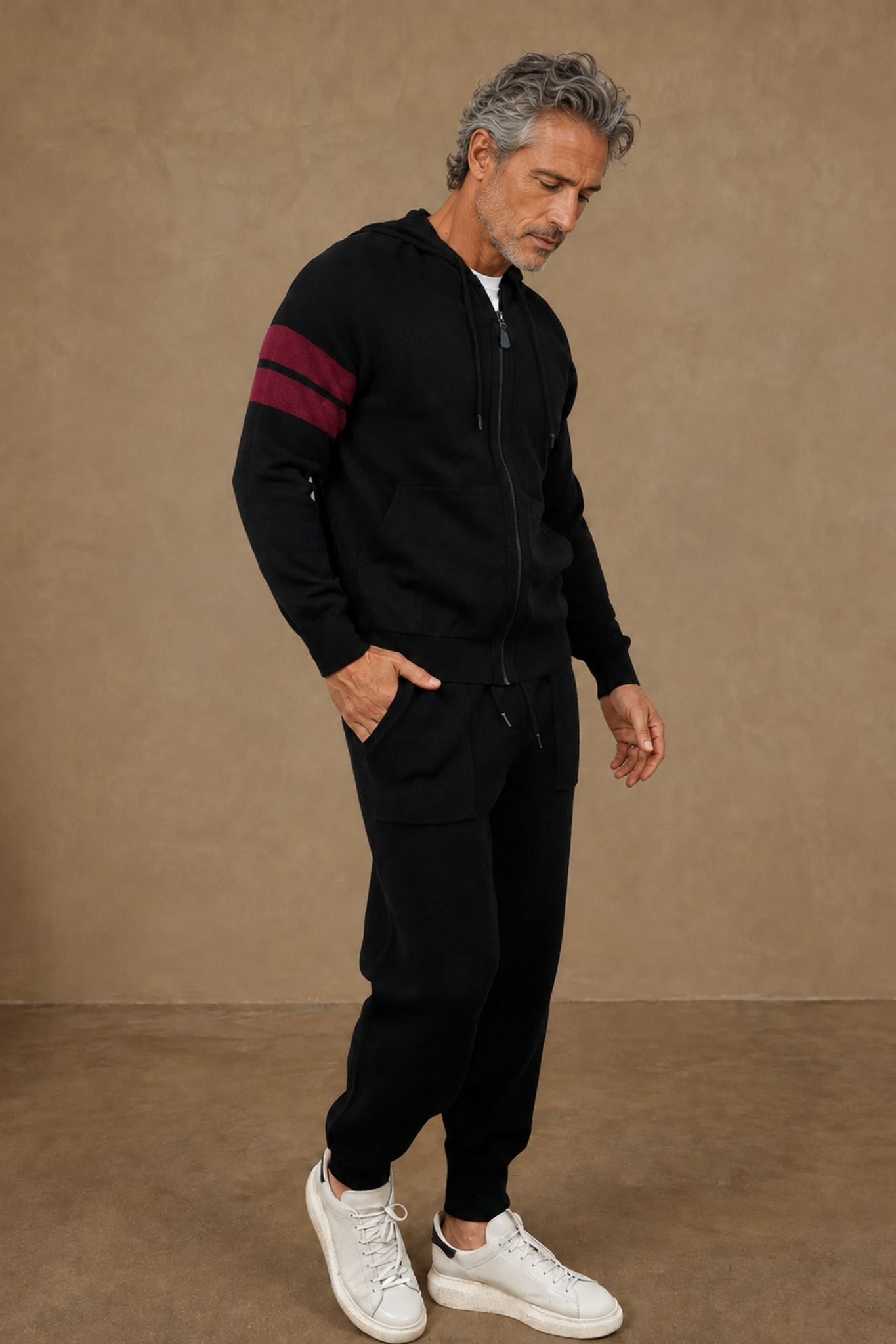 Zuma Men's Cashmere Zip Hoodie