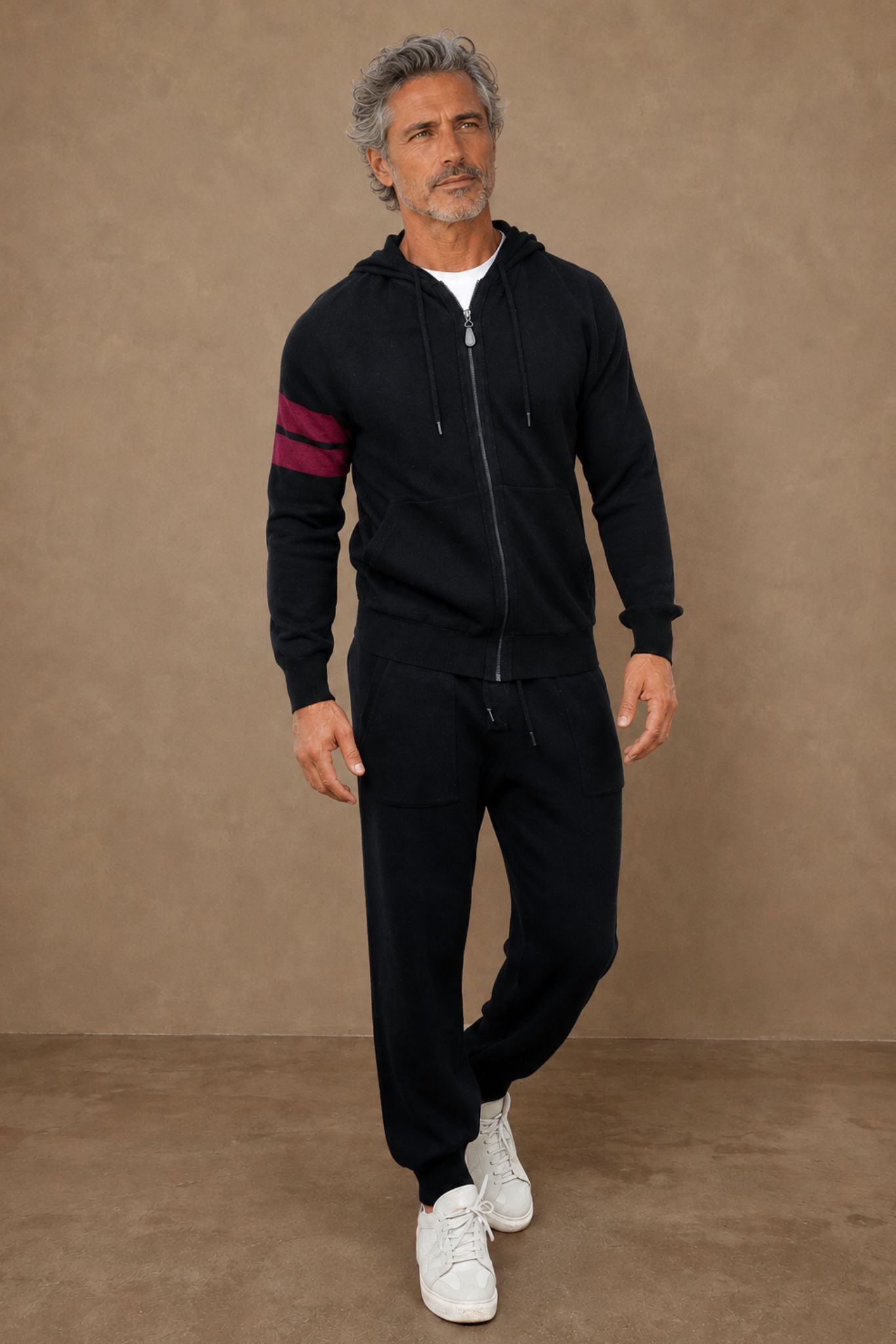 Zuma Men's Cashmere Zip Hoodie