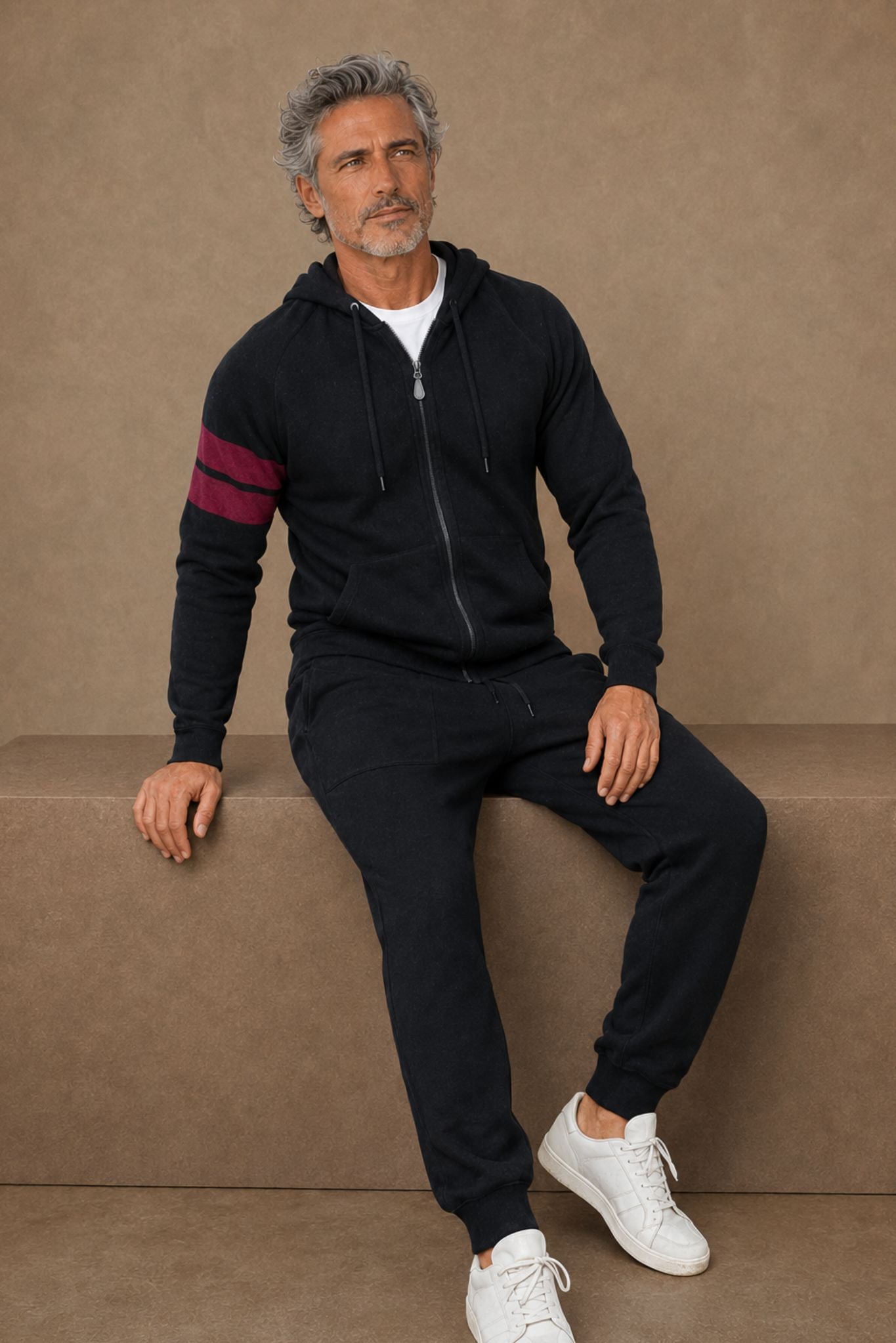 Zuma Men's Cashmere Zip Hoodie