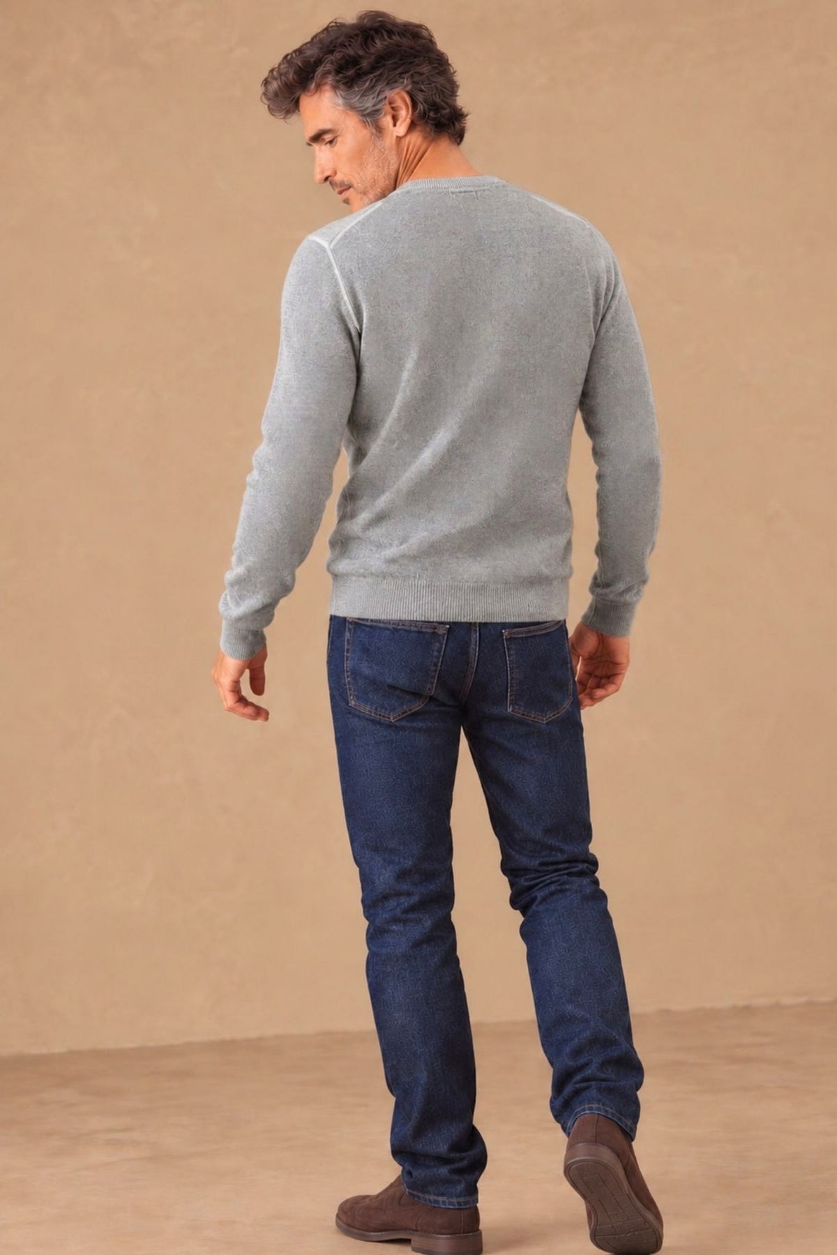Rudolfo Men's Cashmere V Neck