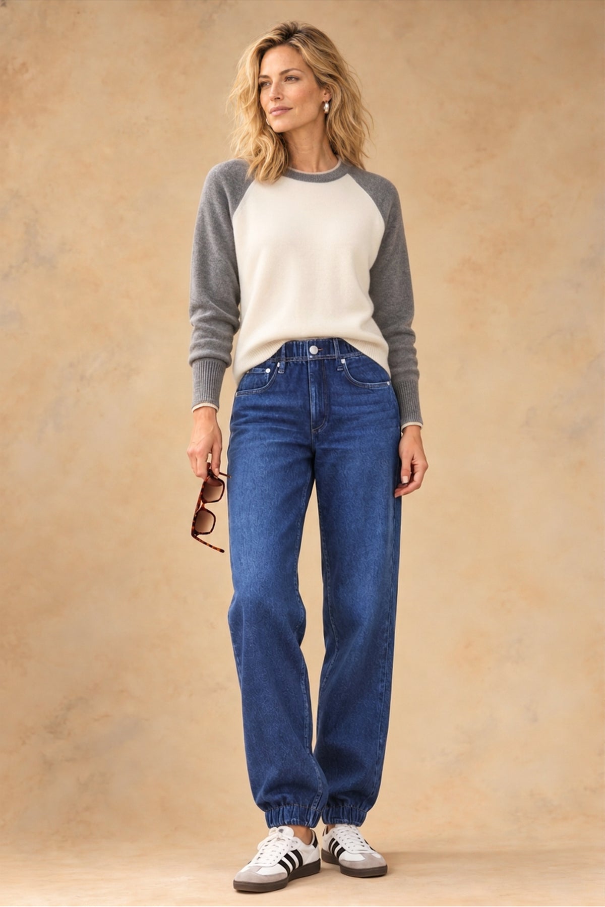 Proctor Cashmere Baseball Pullover