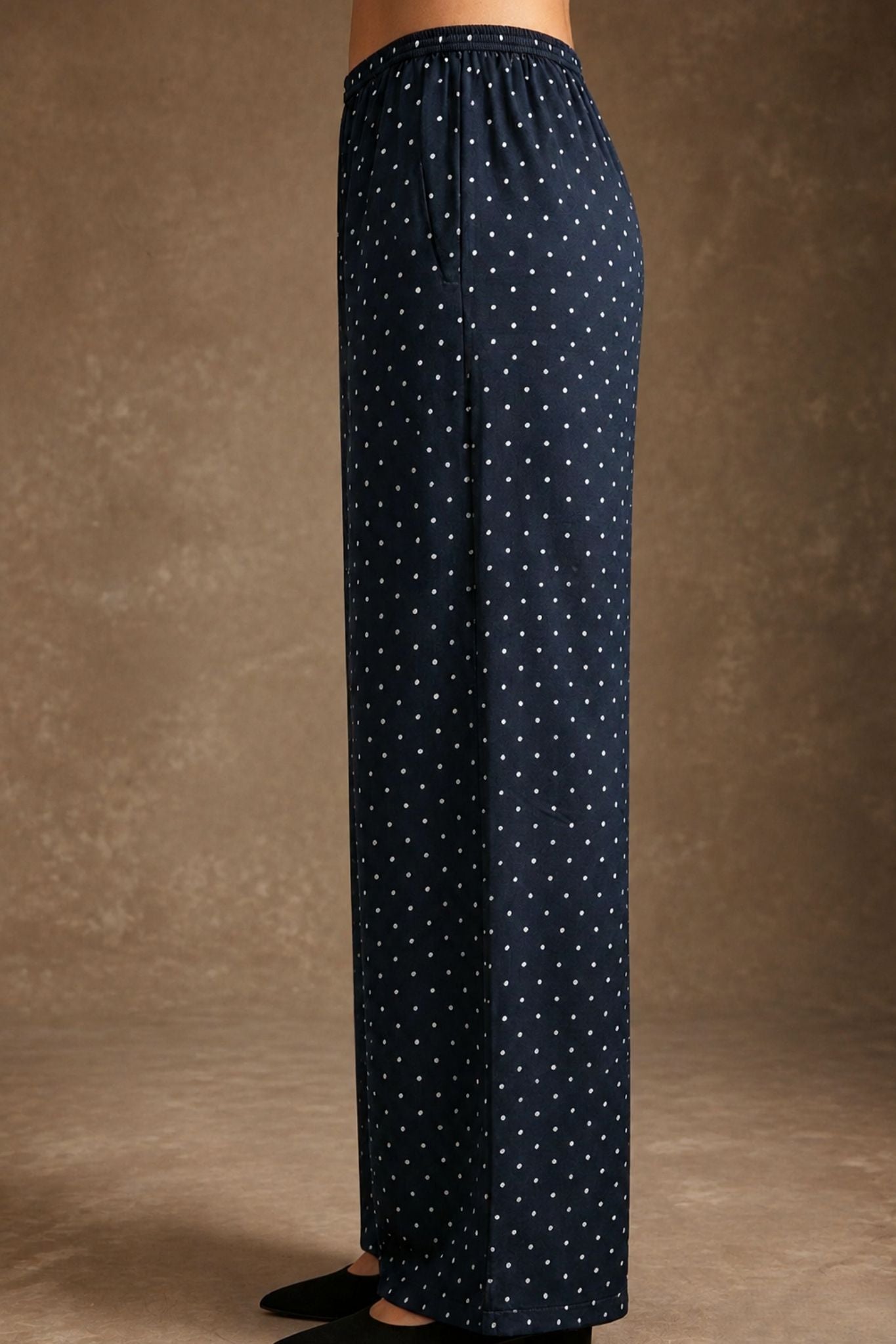 Akira Polka Dot Silk Pant