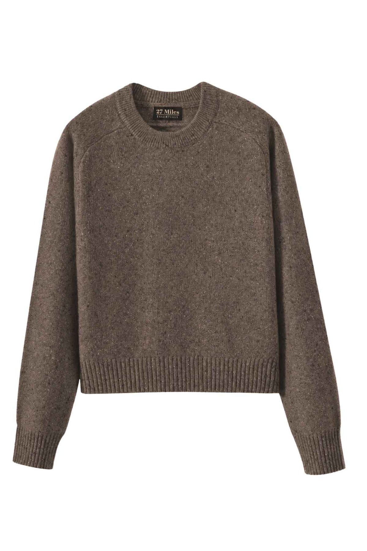 Alyson Cropped Cashmere Crewneck