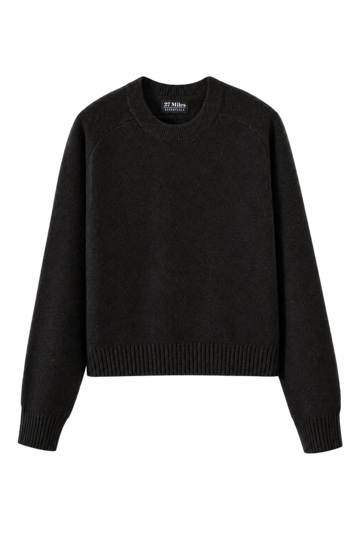 Alyson Cropped Cashmere Crewneck
