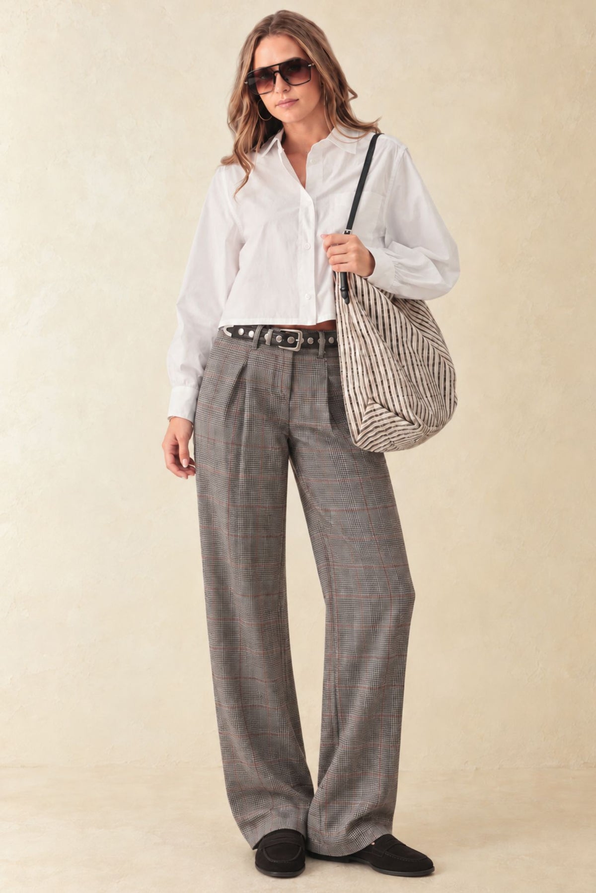 Ashlyn Cropped Boxy Cotton Shirt