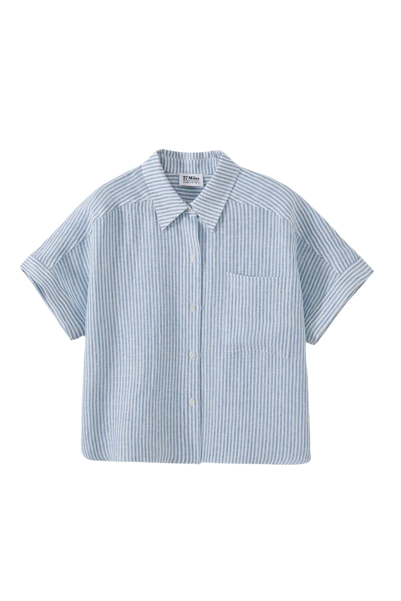 Catania Short Sleeve Pin Stripe Shirt