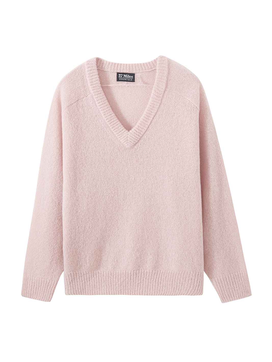 Chris Oversized Cashmere V Neck