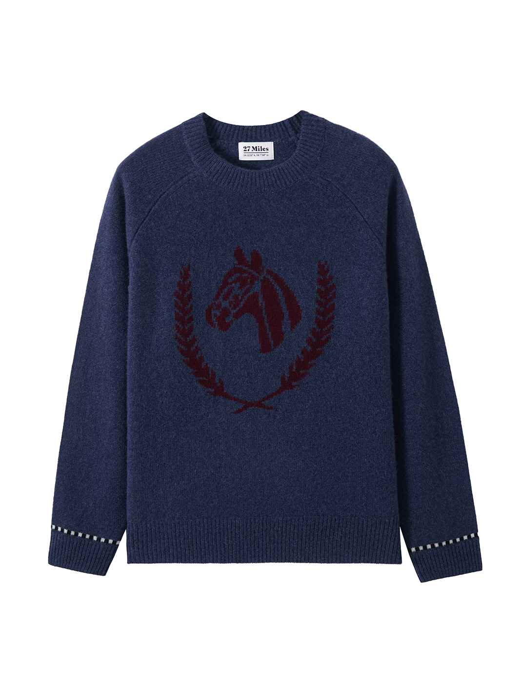 Colt Cashmere Sweater with Horse Graphic