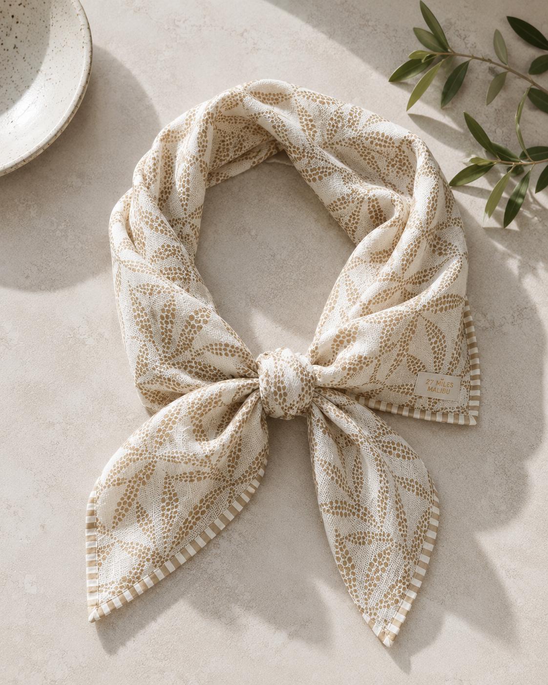Liora Silk Cotton Scarf