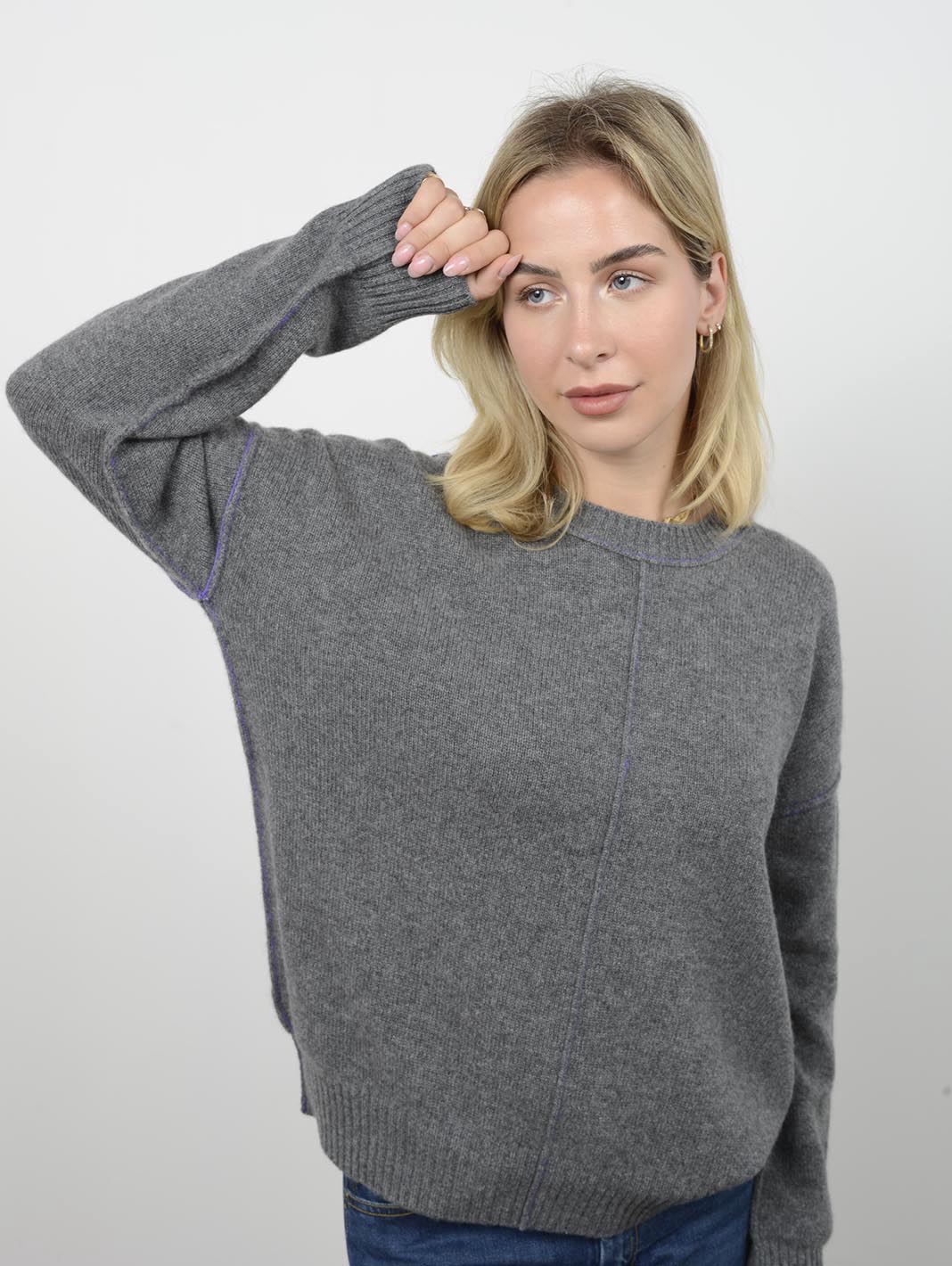 Venise Oversized Cashmere Crew