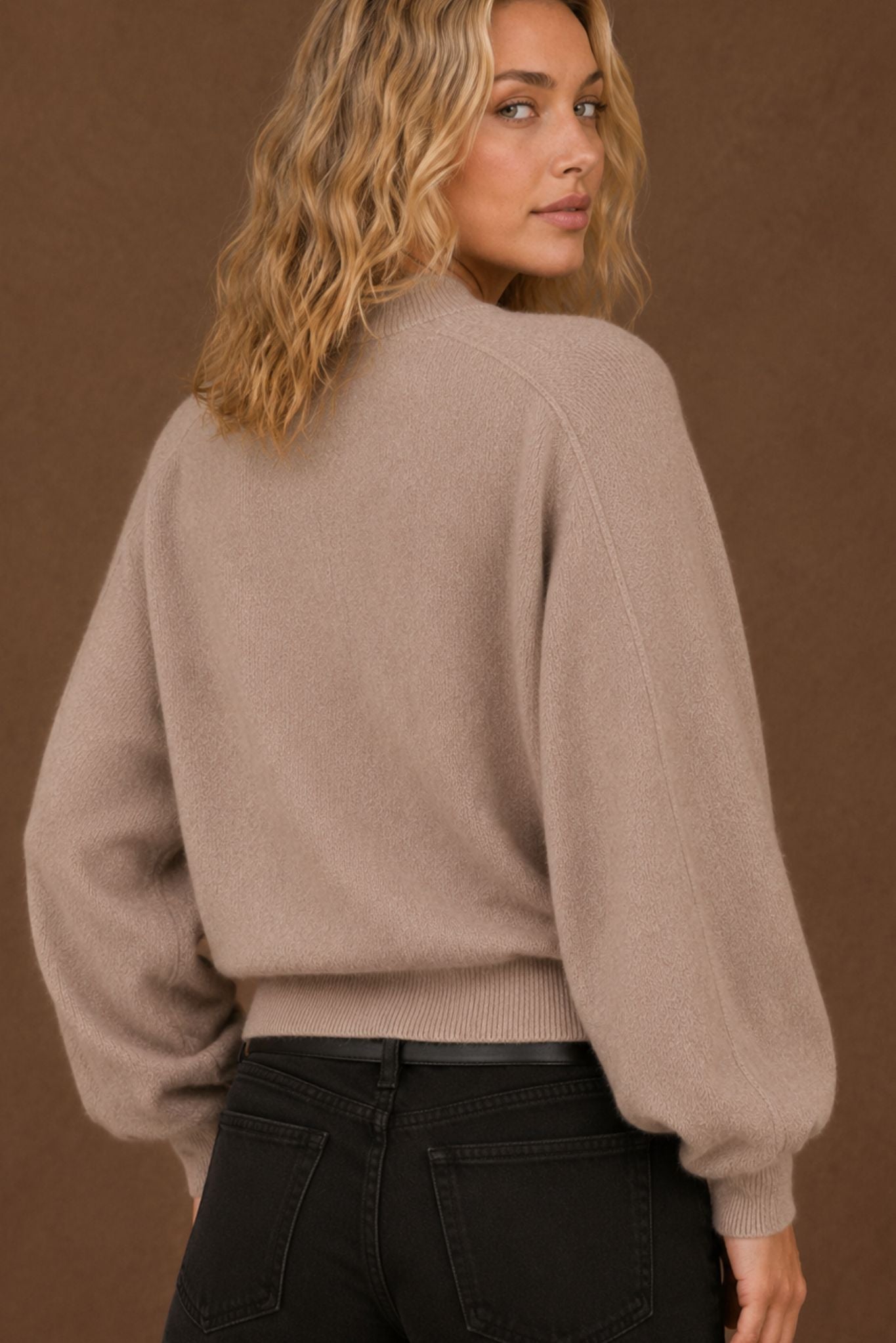 Gayle Cashmere Blend Zip Cardigan