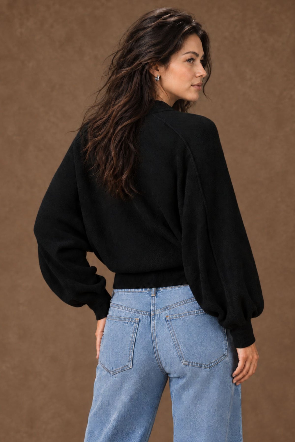 Gayle Cashmere Blend Zip Cardigan