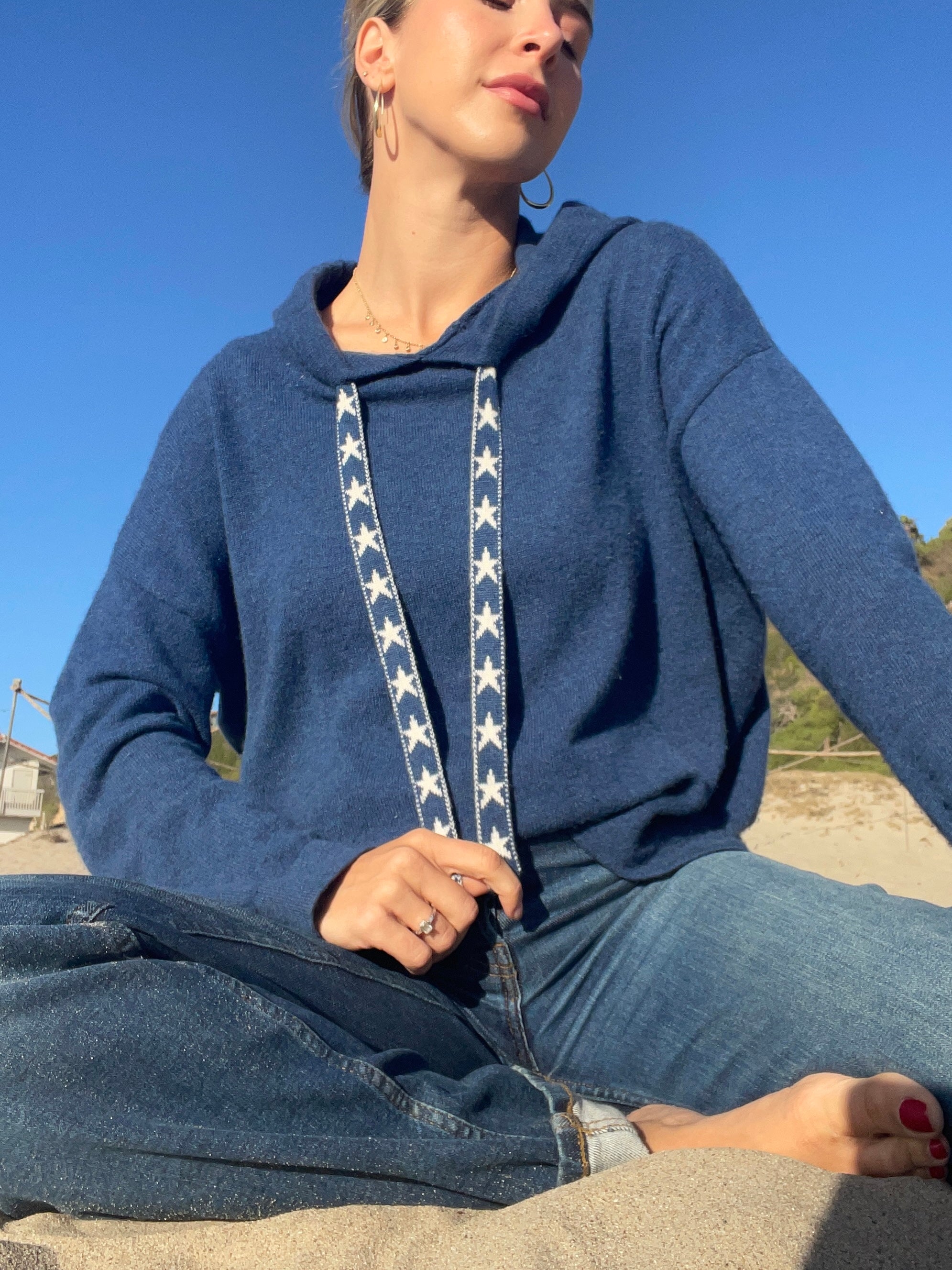 Tova Star Cashmere Hoodie for Women