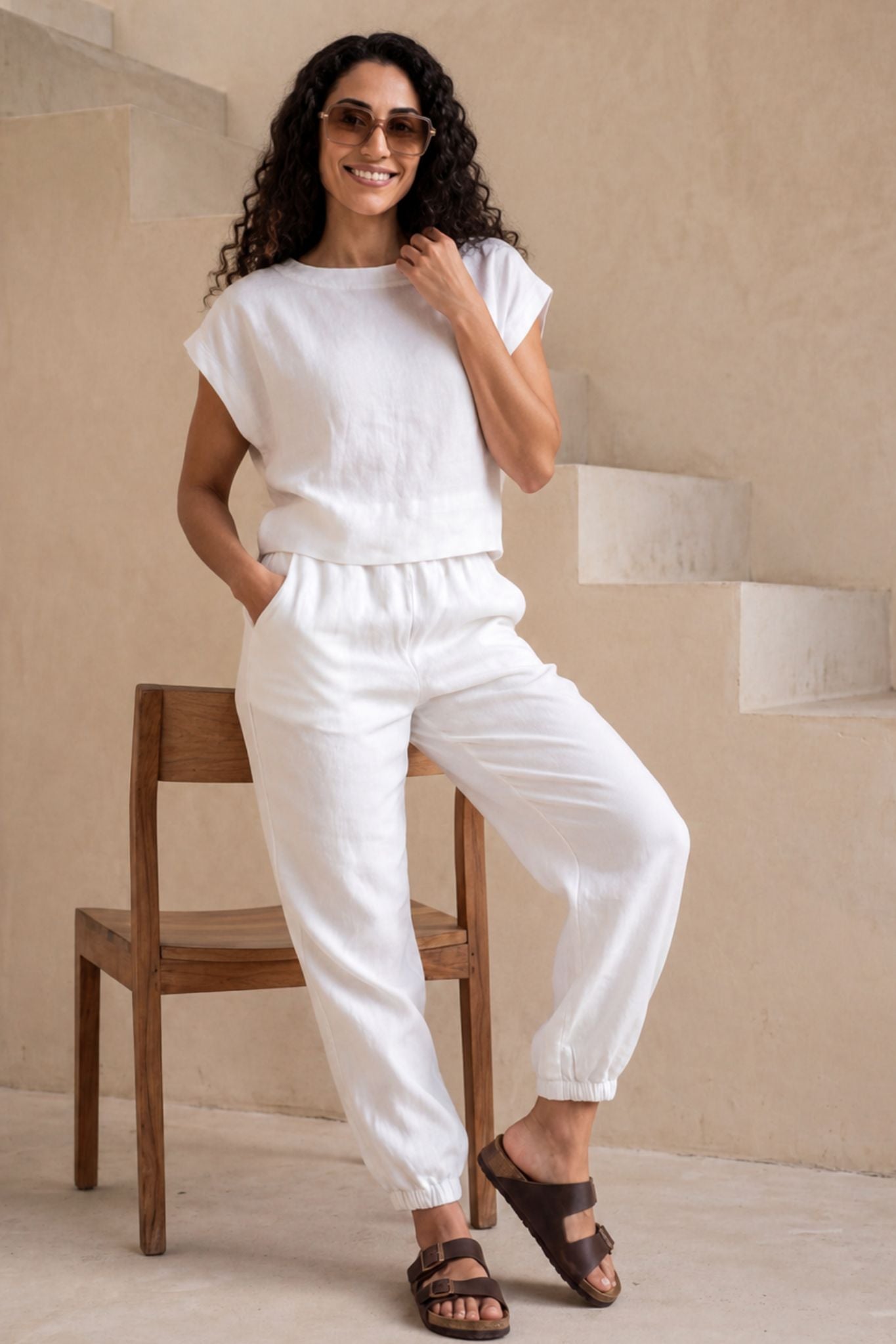 SERRA + IRENE JOGGER LINEN SET
