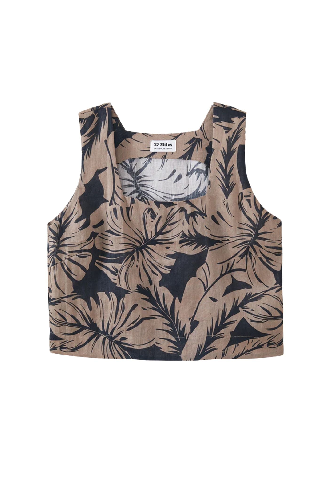 Piper Square Neck Linen Tank